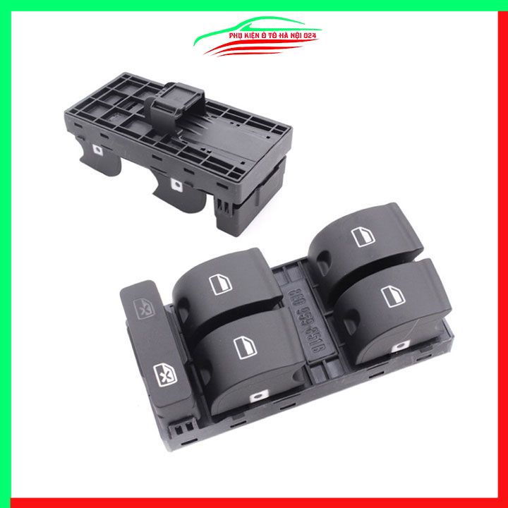 Công tắc kính tổng Audi A4 B6, A4 B7 2004-2007 mã 8E0959851B nâng hạ kính lên xuống ô tô
