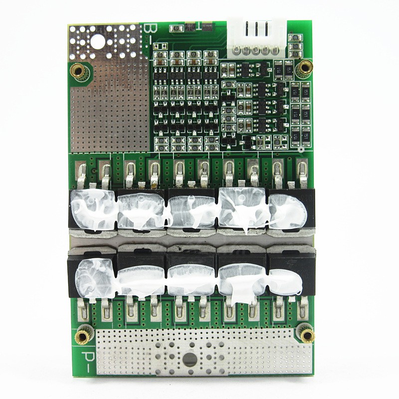 Bảng bảo vệ pin 4S 12V 100A Xả cùng một cổng với Bảng bảo vệ cân bằng 3.2V Lifepo4 BMS