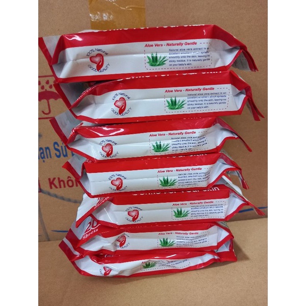 KHĂN ƯỚT FOR TEEN CHERRY  20 Tờ.