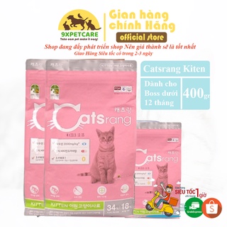 Hạt thức ăn mèo catsrang kitten gói 400gr, thức ăn hạt cho mèo catsrang hàn quốc