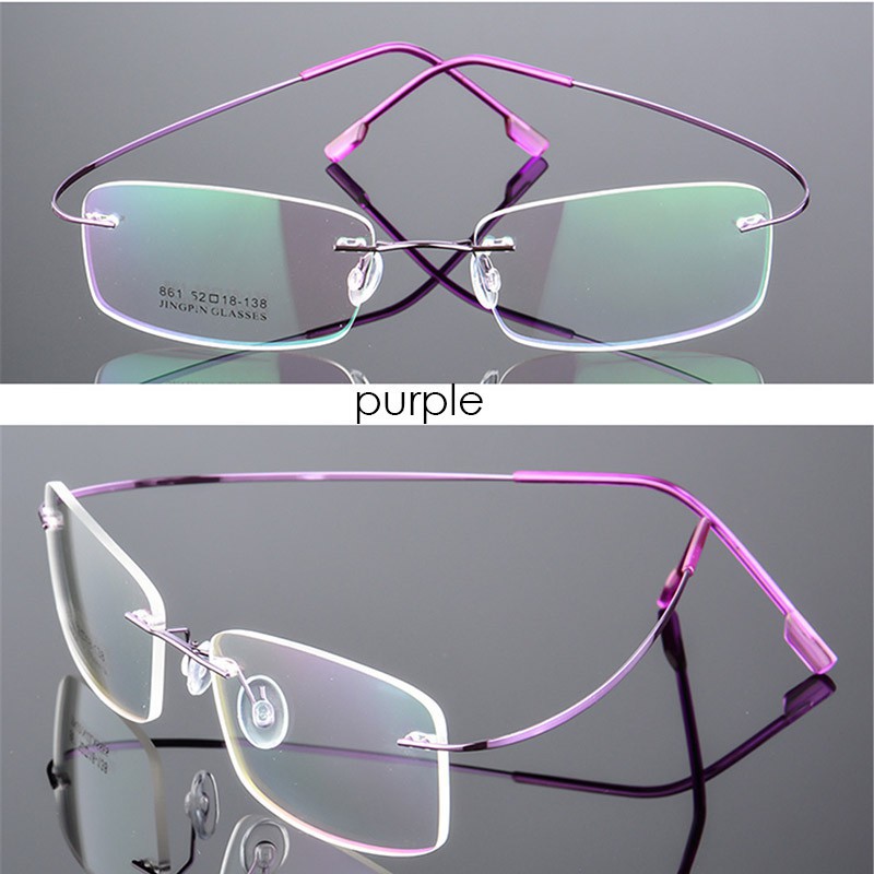 Kính cận thị gọng hợp kim titan siêu mỏng cho nam và nữ balo local brand | BigBuy360 - bigbuy360.vn