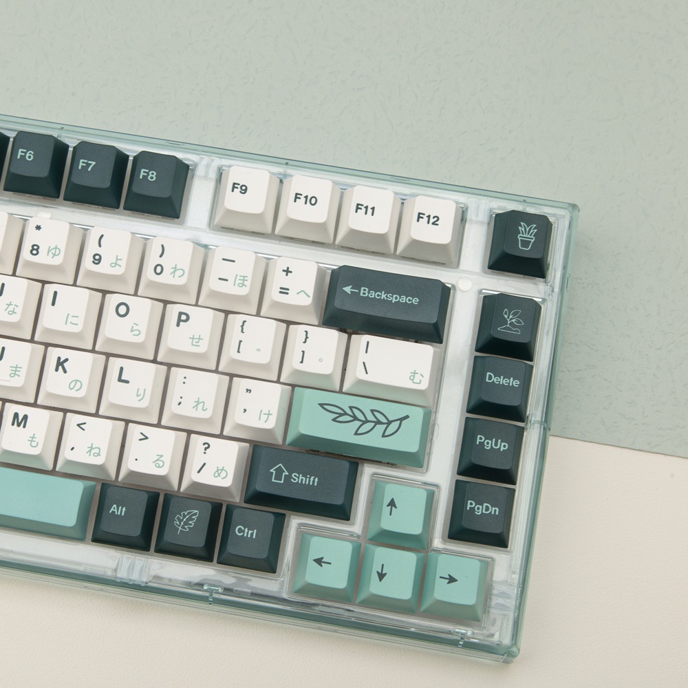 136 Phím GMK Botanical Keycaps Cherry profile PBT Dye Sub Bàn phím cơ học Keycap