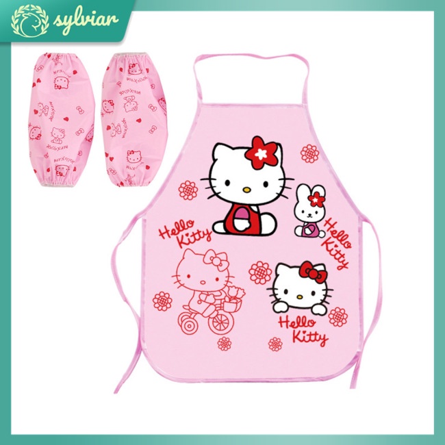 Bộ Tạp Dề Nấu Ăn Dành Cho Trẻ Em 3-6 Tuổi