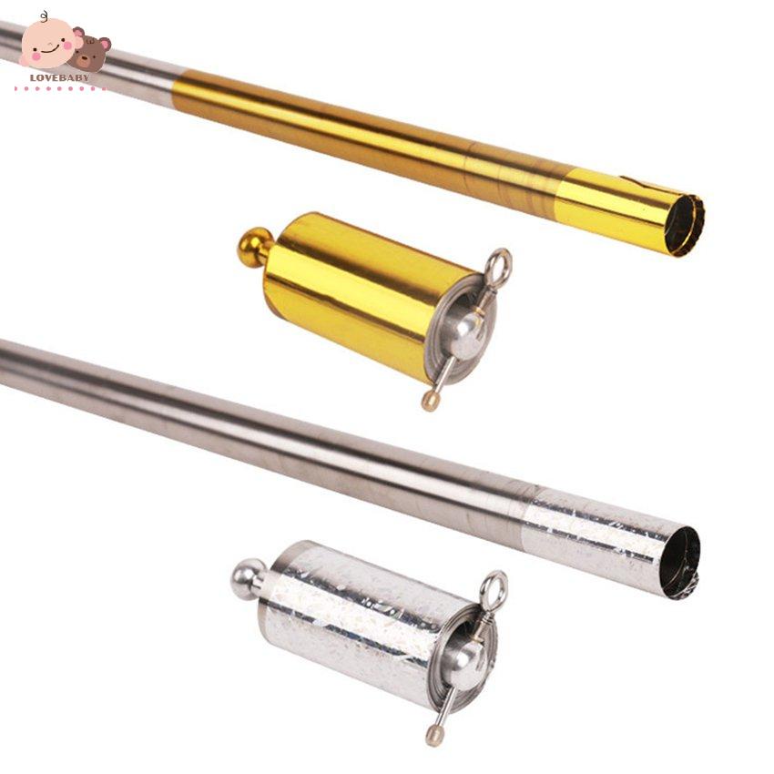 [HOT]Elastic Telescopic Rod Professional Magician Stage Performance Steel Metal