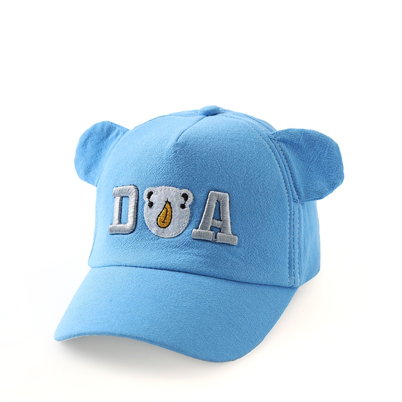 Mũ Lưỡi Trai Thêu Hình Gấu Dễ Thương Cho Bé