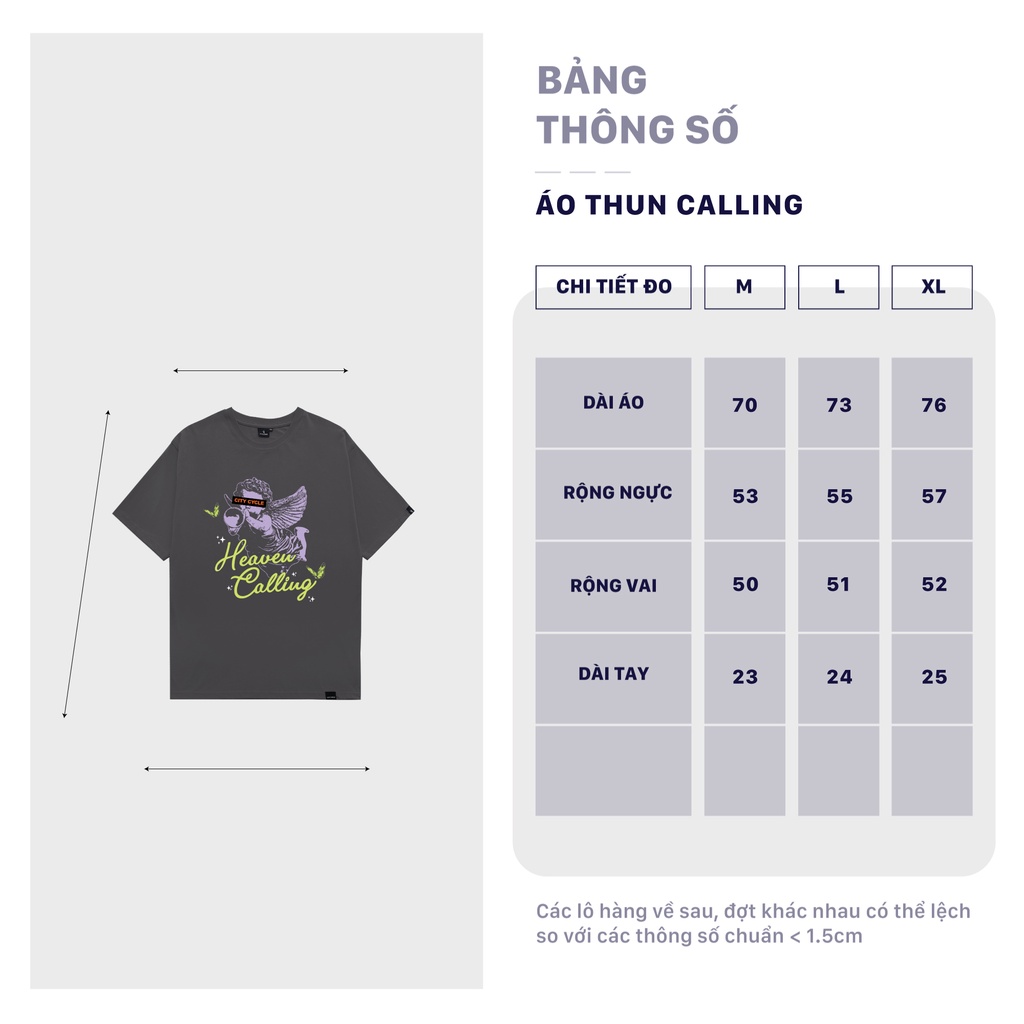 Áo thun local brand Calling City Cycle phông tay lỡ form rộng unisex oversize cotton in hình