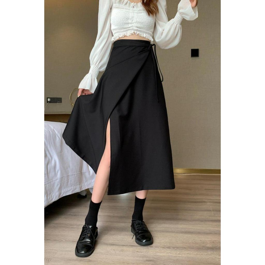 Váy Cột Nơ Bên Xẻ Tà Khoe Dáng