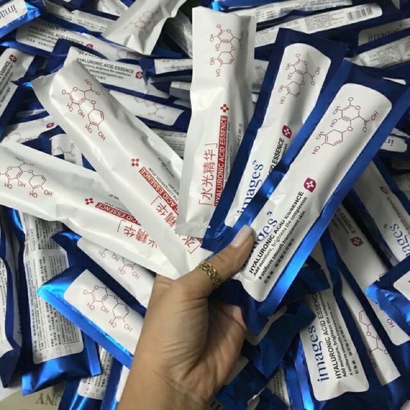 Serum HA ống 10ml cấp ẩm căng bóng trắng da mờ thâm nám