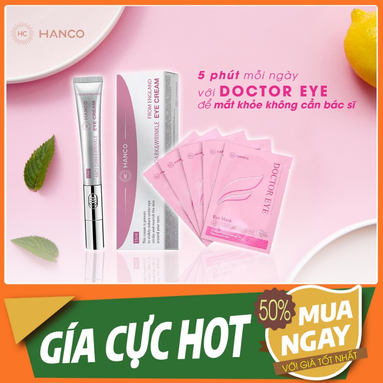 BỘ ĐÔI DƯỠNG MẮT KEM MASSAG VÀ NẠ MẮT DOCTOR EYE