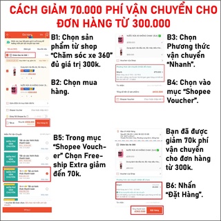 (Hỏa tốc) NƯỚC RỬA XE KHÔNG CHẠM [5Lit]