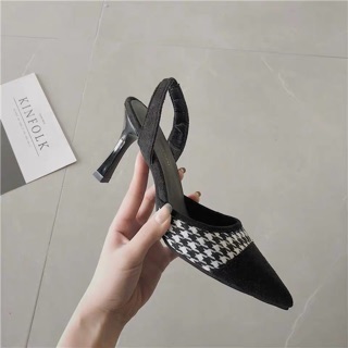 Giày cao gót mũi nhọn gót 7cm