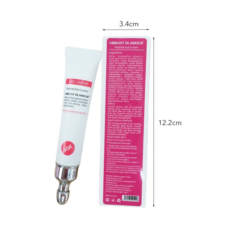 [Hàng mới về] Kem dưỡng da mắt VIBRANT GLAMOUR 20g thành phần peptide collagen chống nếp nhăn lão hóa | BigBuy360 - bigbuy360.vn