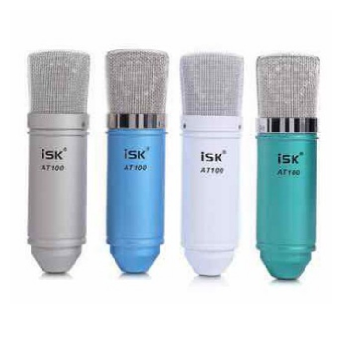 COMBO THU ÂM 2 MÓN SOUND CARD V8 MIC ISK AT-100 đầy đủ dây livestream - 011