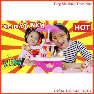ĐỒ CHƠI XE ĐẨY BÁN KEM CÓ NHẠC