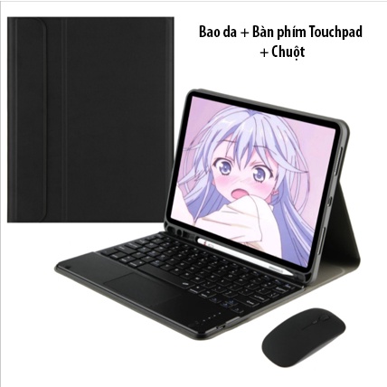 Bao Da Kèm Bàn Phím có TouchBar dành cho iPad Air4 iPad Pro 2018-2020-M1 iPad gen 5-6-7-8-9