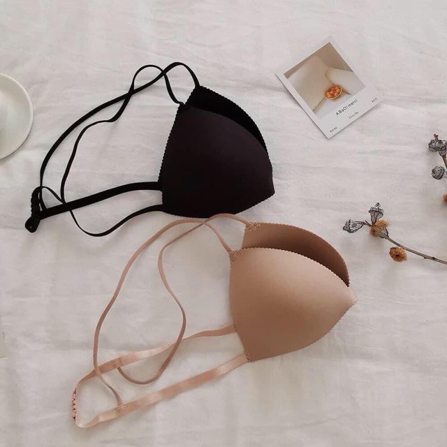Áo Lót Nữ, Bra Su cài sau dây mảnh sexy 818 (ảnh thật kèm video)