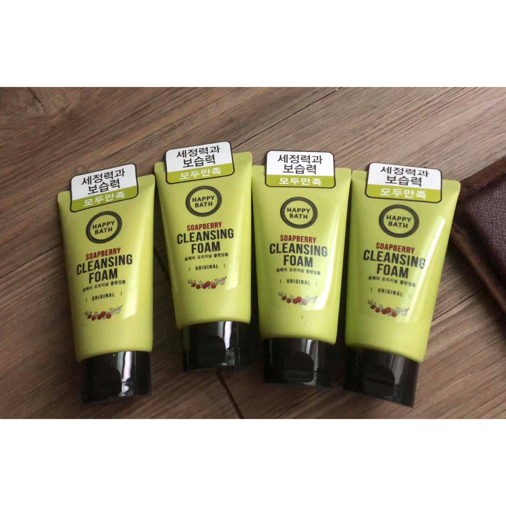 Sữa Rửa Mặt Soapberry Soft Whip Cleansing Foam Happy Bath Fresh 150g