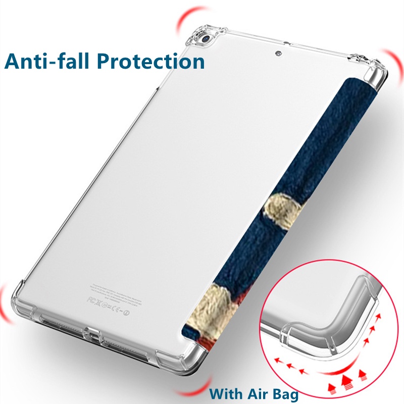 Dllencase Ốp Máy Tính Bảng Có Ngăn Đựng Bút Cho Compatible For iPad 2021 Pro 11 2019 2020 10.2 7/8th Generation 2018 9.7 5/6th Mini 4 5 Air 4 10.5 10.9 A269