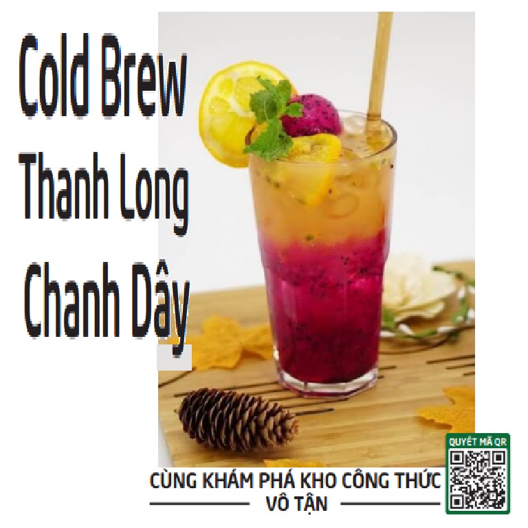 BỘ CÔNG THỨC 6 MÓN  CAFE HIỆN ĐẠI COLD BREW PHONG CÁCH MỚI