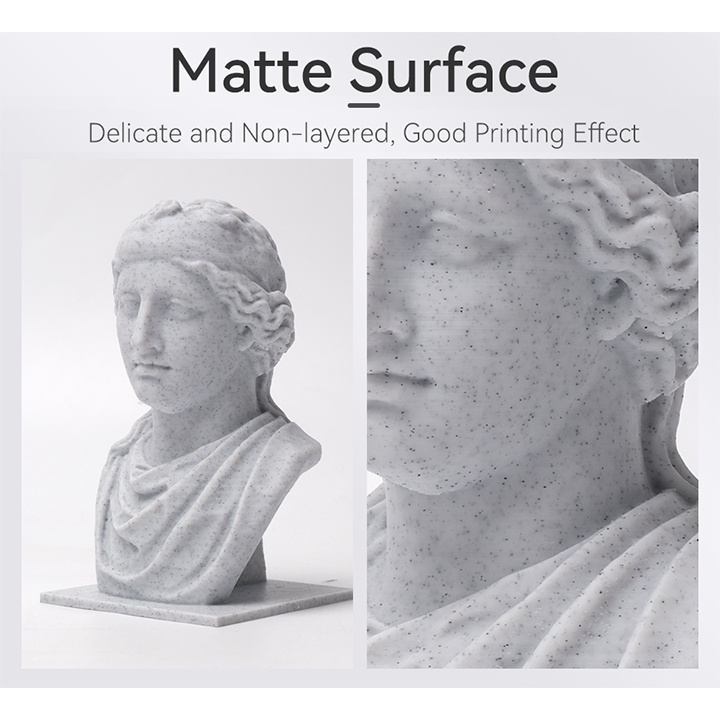 Nhựa in 3d eSun eMarble màu Natural có vân như đá cẩm thạch 1kg/Cuộn