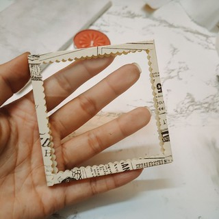 Cán dấu thủy tinh con dấu silicon clear stamp