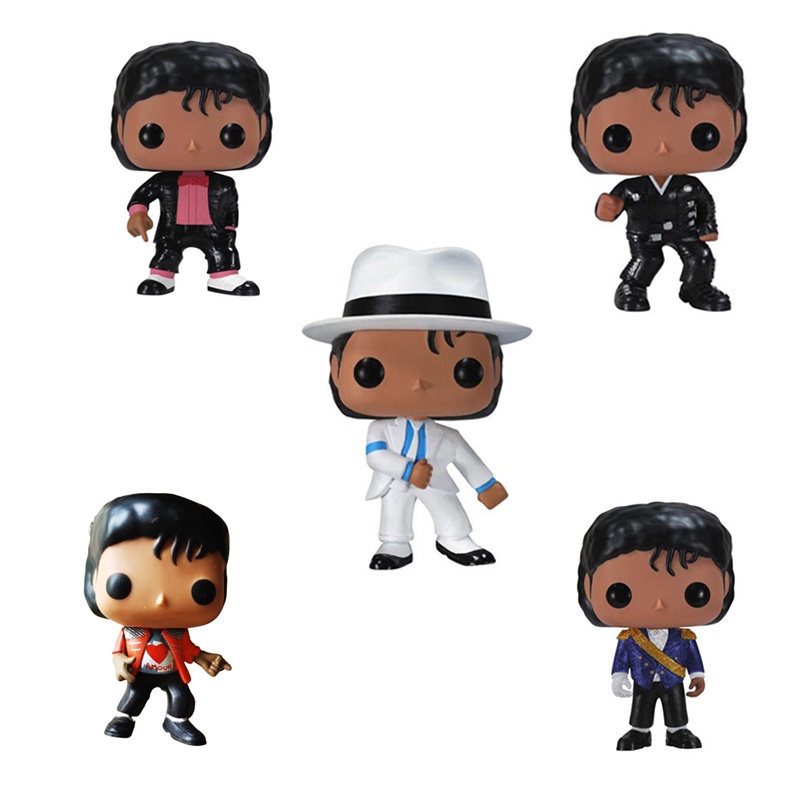Ready Stock !!! Michael Jackson Cute Vinyl Figure Model Toys Collection Doll Toy Gift 10cm/3.9in