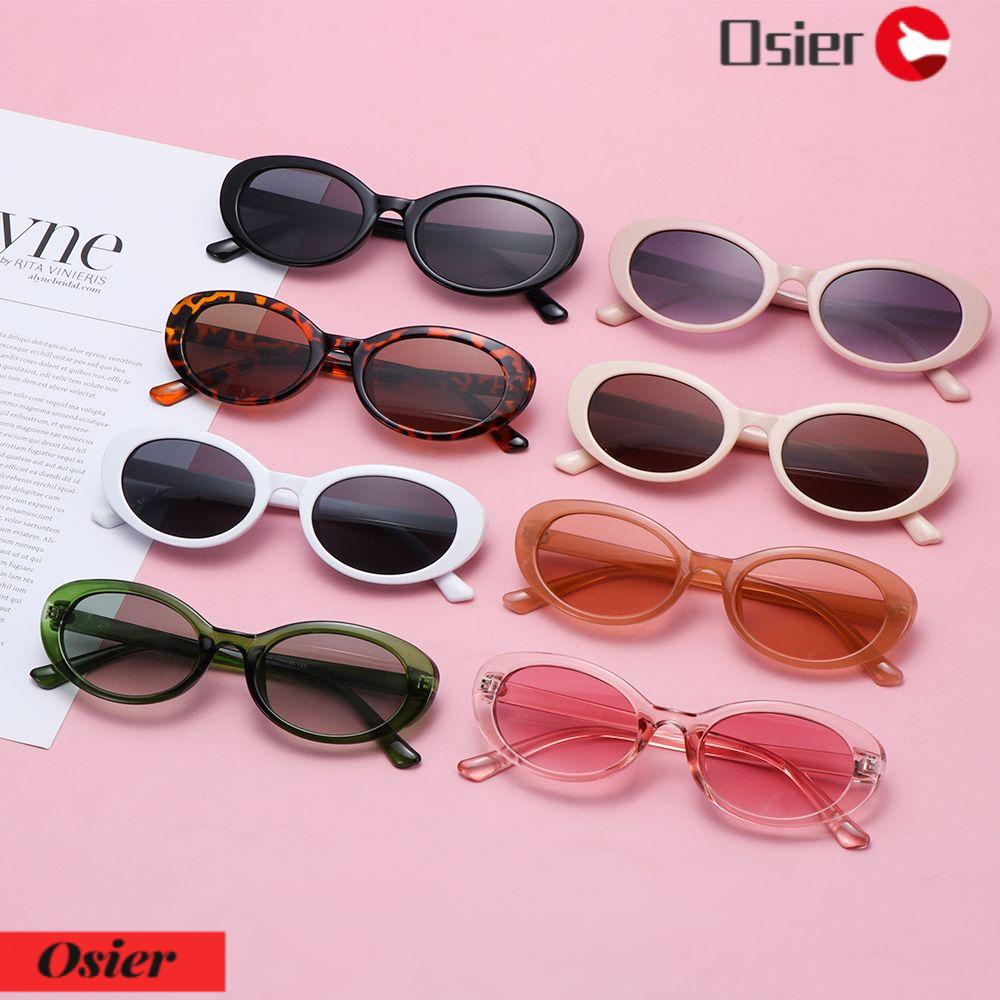 Kính Mát Hình Oval Chống Tia UV400 Phong Cách Gothic 1 Cổ Điển