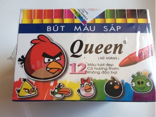 Bút màu sáp Queen 12 màu