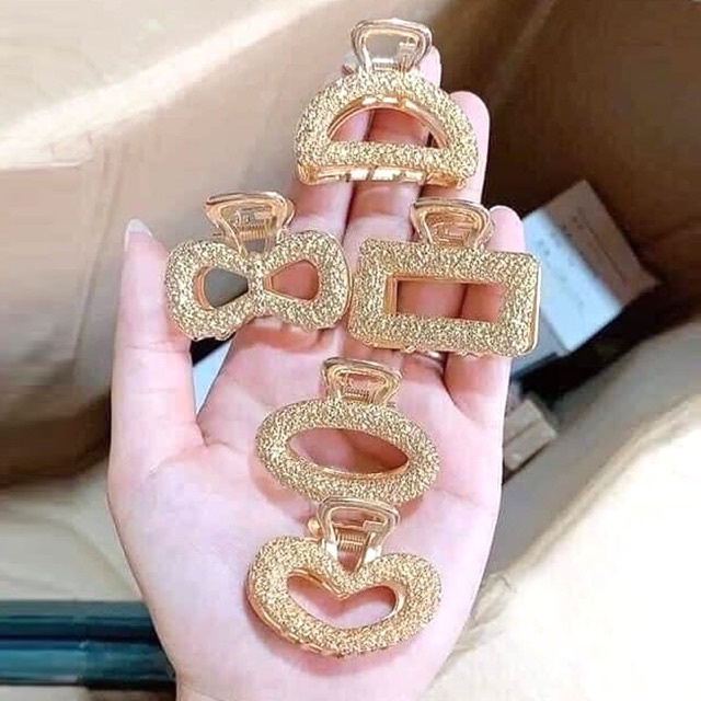 Set 5 kẹp tóc phong cách Hàn Quốc mẫu mới