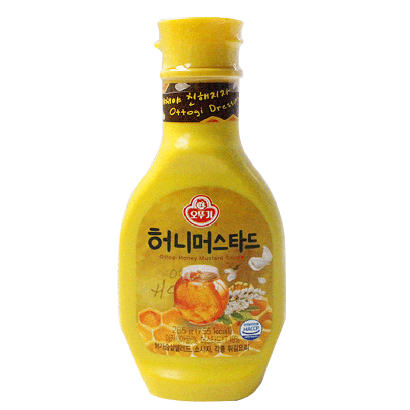 Nước Sốt mù tạt mật ong nhập khẩu Hàn Quốc khoai tây chiên khoai tây chiên nhúng nước sốt Mù Tạt Vàng 265g