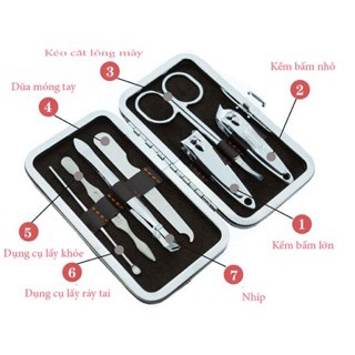 Bộ dụng cụ bấm móng 7 món đa năng