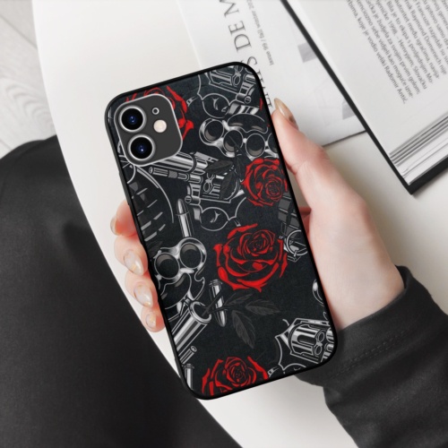 Ốp lưng iphone SAMSUNG gun and roses collage art cubism chống ố  cho các dòng iPhone PAP20210663