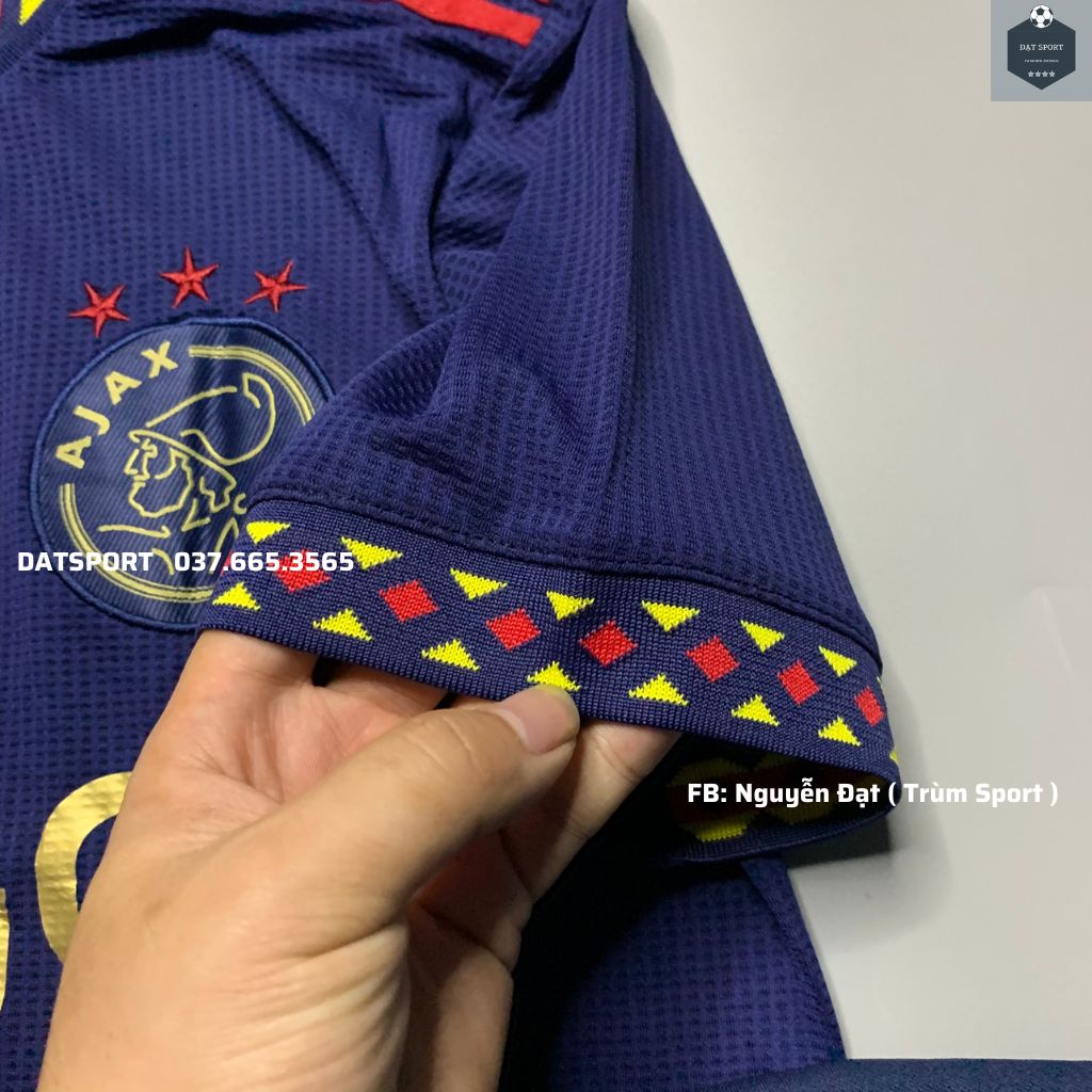 Set Áo Đấu CLB Ajax Xanh Than Sân Khách 2022/23⚡Freeship⚡Bộ Quần Áo Đá Banh Vải Gai Thái Cao Cấp