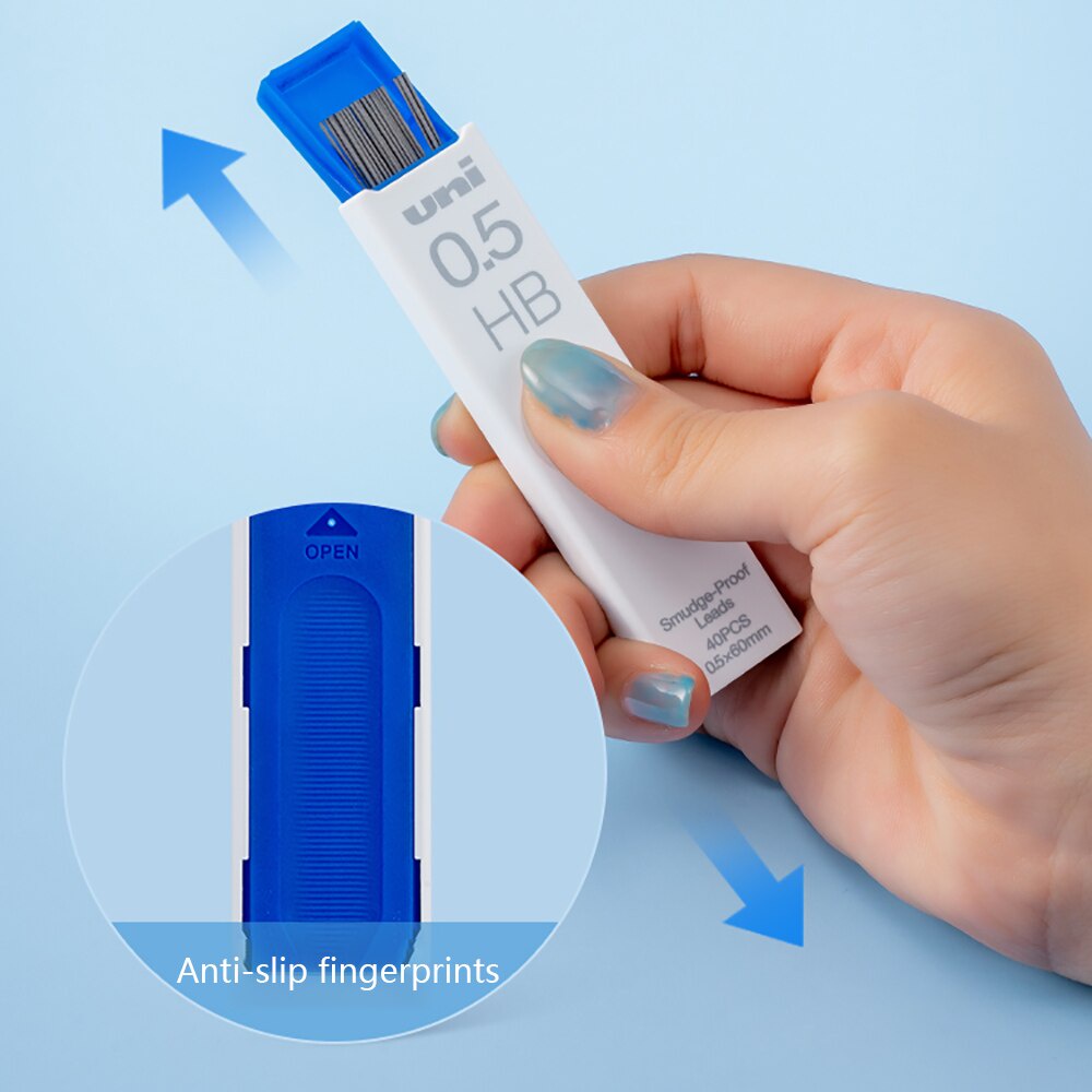 Hộp ngòi Chì Kim Uni Nano Dia ruột đen Nhật Bản
