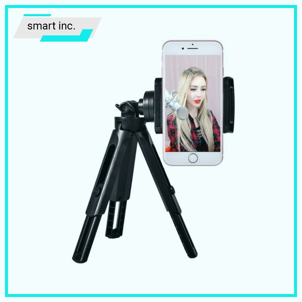 Giá Đỡ Điện Thoại Tripod 3 Chân Gấp Gọn Selfie Bluetooth Chụp Hình Quay Phim Xoay 360 Độ