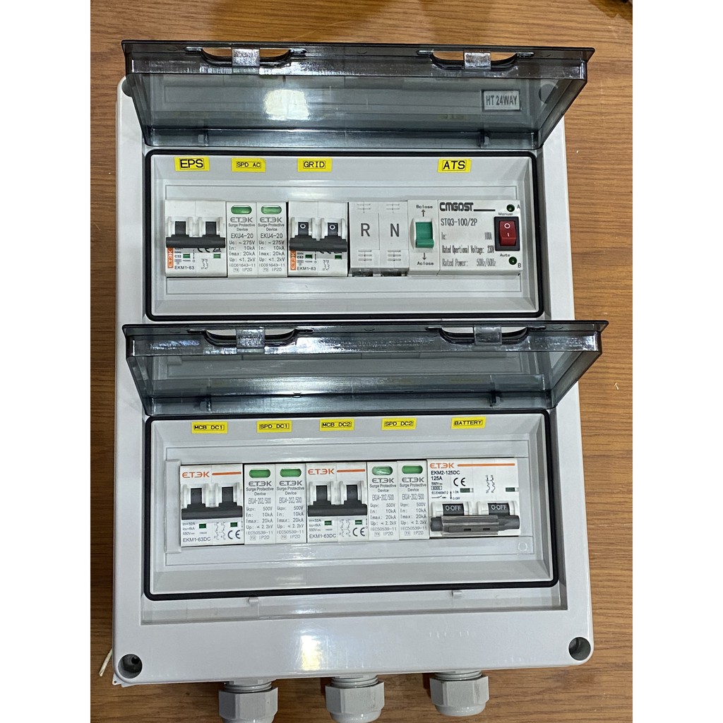 Tủ điện Hybrid có ATS tự động ráp sẵn