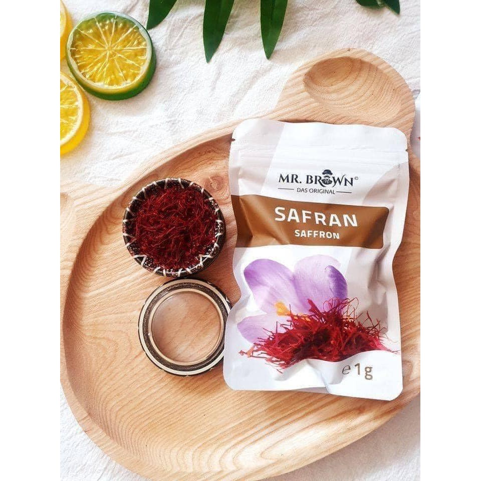 Saffron Mr.Brown Nhụy Hoa Nghệ Tây Safran Das Original nội địa Đức - 1g