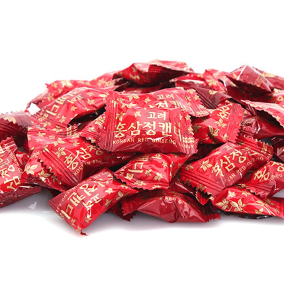 Kẹo sâm đỏ KGS Hàn Quốc có đường bịch 300gr