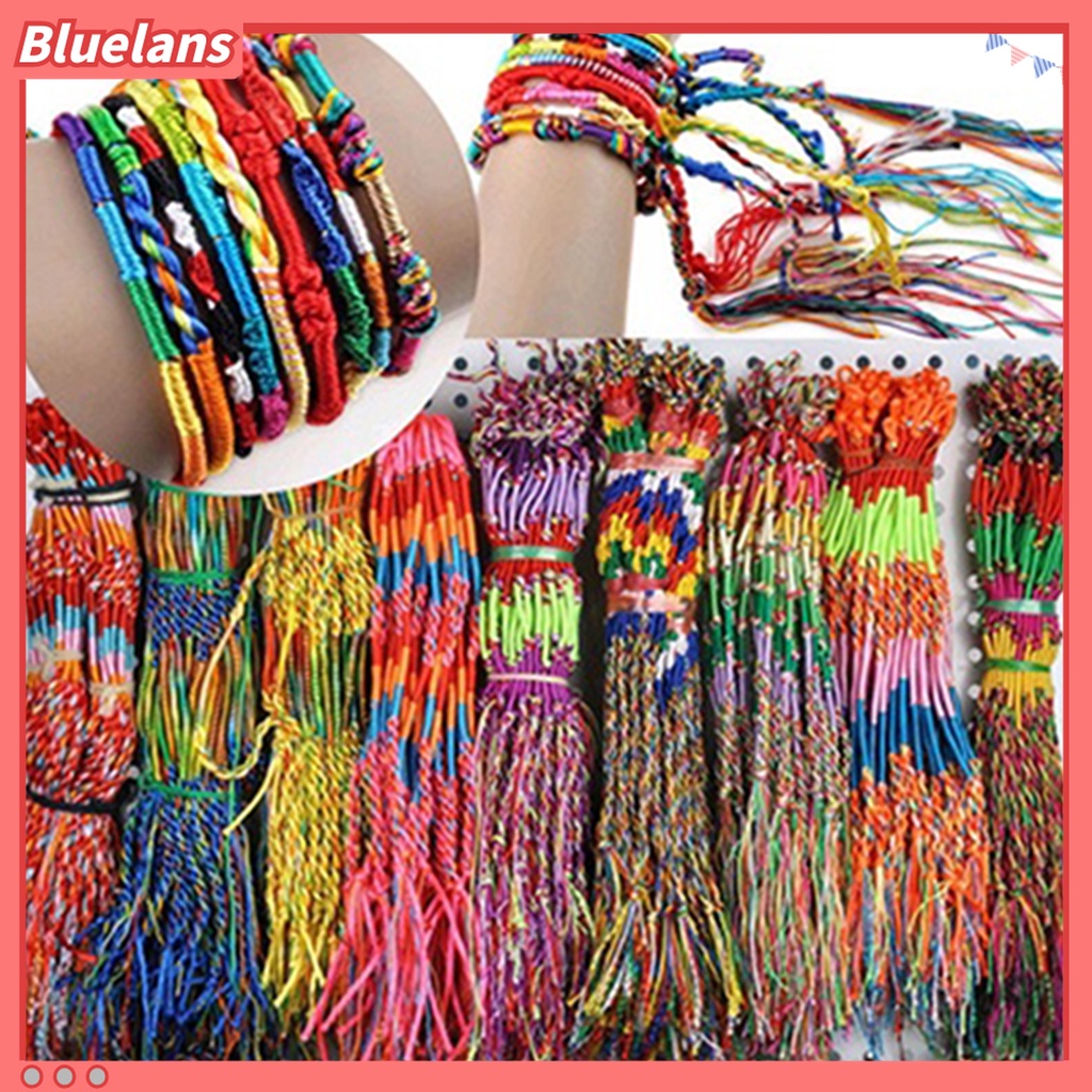 Bộ 20 vòng tay handmade nhiều màu đa dạng kiểu mẫu cá tính