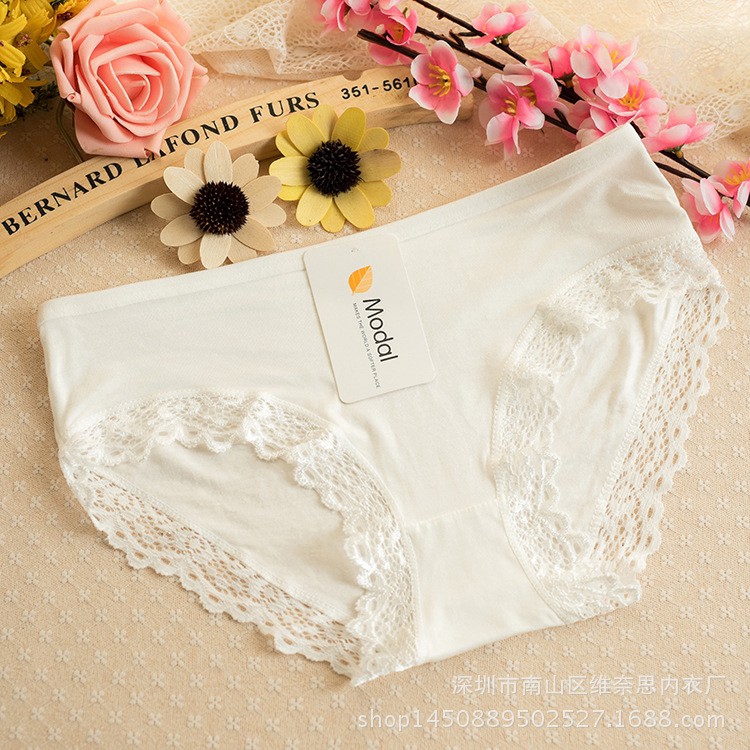 Brief Ice Silk Material Lace Pants For Women | BigBuy360 - bigbuy360.vn