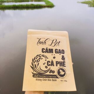 Tinh bột cám gạo cà phê rửa, đắp mặt hoặc tắm