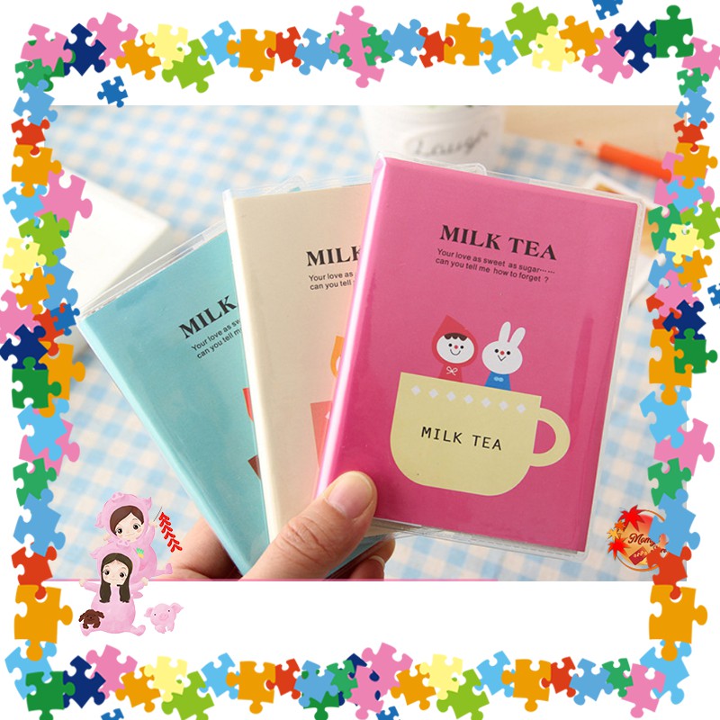 [Mã LIFE0803ALL giảm 10% đơn 0K] Set 5 cuốn Sổ tay mini MILK TEA độc đáo SIÊU RẺ !!!