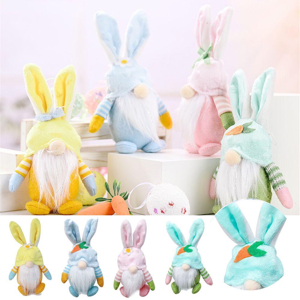 Búp Bê Hình Thỏ Phục Sinh Handmade Trang Trí Tái Sử Dụng Linh Hoạt