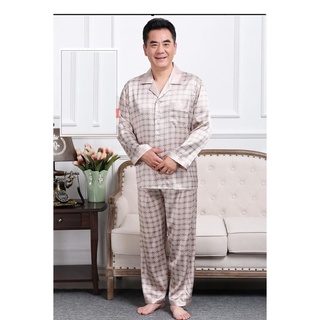 Bộ Pyzama nam trung niên chất lụa đẹp