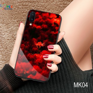 Ốp lưng dành cho các đời iPhone 6/6S đến iPhone 11 hoa bỉ ngạn măt lưng kính cường lực