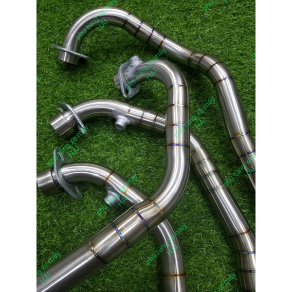 Cổ pô dành cho các dòng xe Winner sonic satria ex 150 ex 135 inox 304 quay titan không phai màu không rỉ sét msp