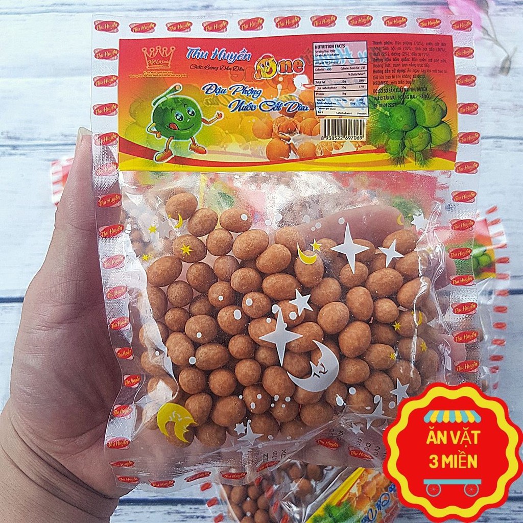 Đậu Phộng Da Cá Vị Cốt Dừa Giòn, Thơm, Ngon / Phương Huyền food gói 100gr