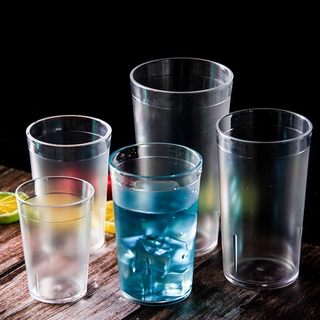 Cốc nhựa nhám trong suốt nhiều size