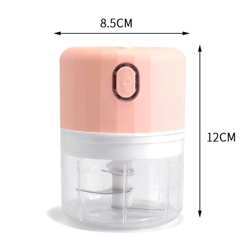 Máy Xay Thực Phẩm Không Dây 250ml Màu Hồng
