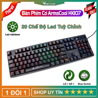 Bàn Phím Cơ Arms Cool HK107 ( LED Rainbow – Blue Switch ) dc3443